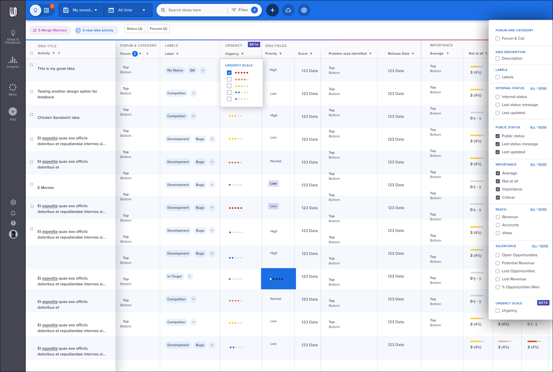 Admin Grid preview